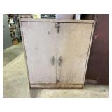 METAL 2 DOOR SHOP CABINET