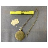 VINTAGE RUSSIAN POCKETWATCH & CHAIN