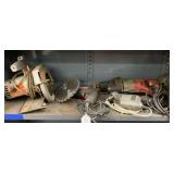 SHELF OF POWER TOOLS