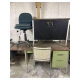 4 PCS OFFICE FURNITURE