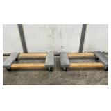 2 PCS  LARGE FLAT FURNITURE DOLLIES