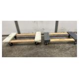 2 PCS  LARGE FLAT FURNITURE DOLLIES