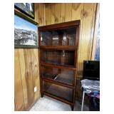 4 STACK LAWYERS BOOKCASE BY GLOBE WERNICKE,
