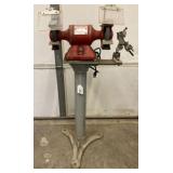 BALDOR INDUSTRIAL GRINDER ON STAND