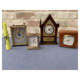 4 PCS  VNTG ALARM  CLOCKS
