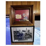 2 PCS RAILROAD THEMED WALL ART