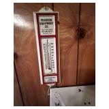 VINTAGE PEARSON EQUIPMENT CO. METAL THERMOMETER