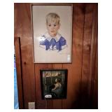 2 PCS VINTAGE ART OF CHILDREN