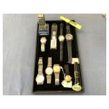 SELECTION OF VINTAGE WATCHES: 10 PCS: TECHNO