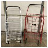 2 WHEELED BAG LADY CARTS