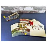 (~50) VINTAGE FOLDING POP UP CHRISTMAS CARDS