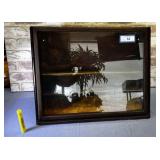 UPRIGHT GLASS FRONT DISPLAY; 22' X 18'; DOOR