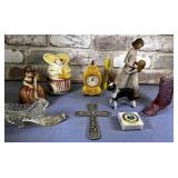 SELECTION OF VINTAGE FIGURINES & MORE, 9 PCS