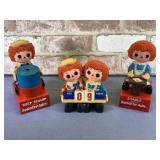 VINTAGE RAGGEDY ANN & ANDY DESK SET -