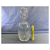 WATERFORD CUT CRYSTAL DECANTER, LISMORE PATTERN