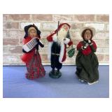 (3X) VINTAGE CAROLER FIGURINES, NOS; 1995-96