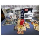 BOX LOT: ASSORTMENT OF EPHEMERA:VINTAGE CARDS,