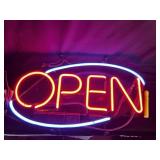 NEON 'OPEN' SIGN