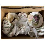 (2 BOXES) 49 PCS DINNERWARE-PORTMEIRION 'POMONA'