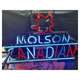 'MOLSON CANADIAN' NEON SIGN