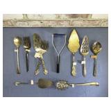(10 PCS) ASSORTED VINTAGE SERVING PIECES-