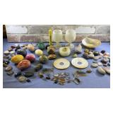 LARGE COLLECTION OF POLISHED STONES AND