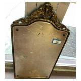 VINTAGE ORNATE FRAMED BEVELED MIRROR