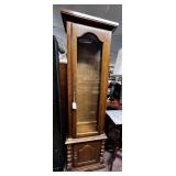 MAPLE LIGHTED DISPLAY CASE - NO SHELVES