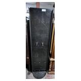 REVOLVING PEG BOARD STANDING DISPLAY WITH