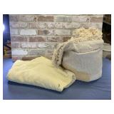 2 PCS CHENILLE COMFORTERS / BEDSPREADS