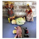 (4 PCS) COLLECTIBLE DOLLS - 1 YOLANDA ZELLO