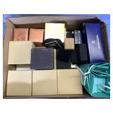 SELECTION OF EMPTY JEWELRY BOXES & GIFT BAGS -