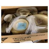 BOX LOT: 44 PCS THEODORE HAVILAND CHINA