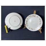 4 PLATES: RH MACY'S 'ALL THE TRIMMINGS' HOLLY