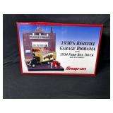 SNAP-ON 1930'S BENEFIEL GARAGE DIORAMA WITH