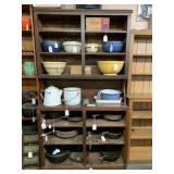 VINTAGE STEP BACK 7-TIER OPEN KITCHEN CABINET