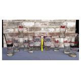 GROUP: 11 PCS  ASSORTED BUDWEISER GLASSWARE -