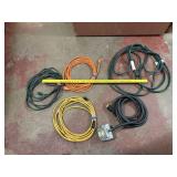 BOX LOT: ASSORTED EXTENSION CORDS