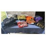 PLASTIC CRATE OF ASSORTED CLOTHING - SHIRTS,