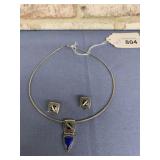 (3 PCS) NECKLACE WITH PENDANT & MATCHING