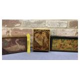 BOX LOT: 3 TRINKET BOXES - 2 WITH MUSIC
