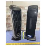(2X) TOWER HEATERS - 1 LASKO, 1 PELONIS; WORK