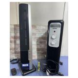 (2X) TOWER HEATERS - 1 LASKO, 1 PELONIS OIL