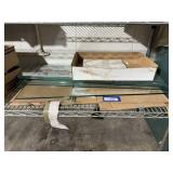 GROUP LOT: ASSORTED GLASS SHELVES