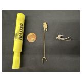 (3 PCS) 1 BIRD PIN MARKED HALTOM SS,