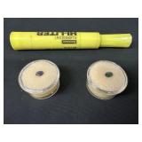 (2 PCS) LOOSE STONES - EMERALD & SAPPHIRE