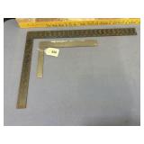 (2 PCS) FRAMING SQUARES - 1- 24', 1- 12'