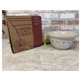 LONGABERGER POTTERY 10' BOWL WITH BOX