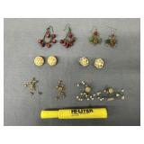 (6 PAIRS) FUNKY & FUN VINTAGE EARRINGS - CLIP ON