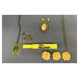 (3) 3 PC SETS -  VINTAGE EARRINGS & PENDANTS